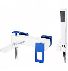 Смеситель для ванны Boheme Q 143-CRBlue Хром Синий