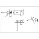 Смеситель для раковины Boheme Qubic 475-BRB цвет Брашированная бронза