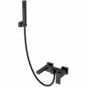 Смеситель для ванны Boheme Qubic 473-B Черный матовый