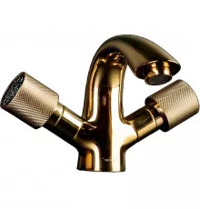 Смеситель для раковины Boheme Royal Cristal 291-Royal/CRSTBlack Золото