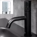 Смеситель для раковины Boheme Stick 121-B-MR-W Черный Белый