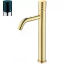 Смеситель для раковины Boheme Stick 122-G-MR-BLACK Золото Черный