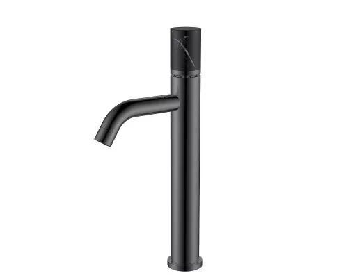Смеситель для раковины Boheme Stick 122-SGM-MR-B цвет Оружейная сталь глянцевая