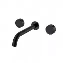Смеситель для раковины Boheme Stick 152-2-B.1 цвет Черный матовый