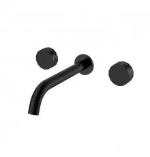 Смеситель для раковины Boheme Stick 152-2-B.1 цвет Черный матовый