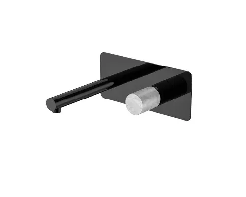 Смеситель для раковины Boheme Stick 125-SGM-MR-GR цвет Оружейная сталь глянцевая