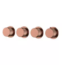 Смеситель для душа Boheme Stick 124-T-5-CB.1 с термостатом цвет Медь брашированная
