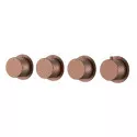 Смеситель для душа Boheme Stick 124-T-5-BRB.1 с термостатом цвет Бронза брашированная