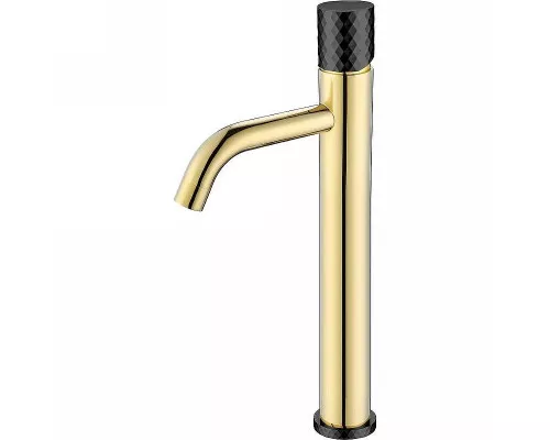 Смеситель для раковины Boheme Stick 122-GB Золото Черный