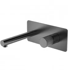 Смеситель для раковины Boheme Stick 125-GM.3 Оружейная сталь