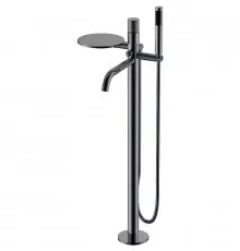 Смеситель для ванны Boheme Stick 129-SGM.4 Оружейная сталь глянцевая