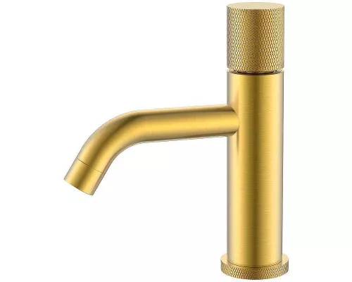 Смеситель для раковины Boheme Stick 121-MG.2 Золото матовое
