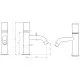 Смеситель для раковины Boheme Stick 121-NB.2 Никель