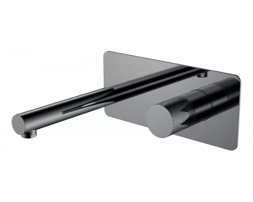 Смеситель для раковины Boheme Stick 125-SGM.2 цвет Оружейная сталь глянцевая
