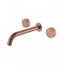 Смеситель для раковины Boheme Stick 152-2-CB.3 цвет Брашированная медь