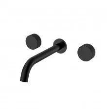 Смеситель для раковины Boheme Stick 152-2-B.3 цвет Черный матовый