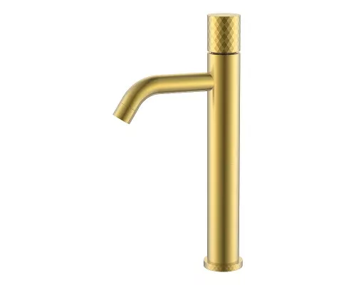 Смеситель для раковины Boheme Stick 122-MG цвет Золото матовое