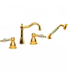 Смеситель на борт ванны Boheme Tradizionale Oro 395-SW Золото
