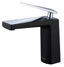 Смеситель для раковины Boheme Venturo 371-b Черный, Хром