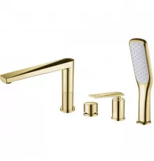 Смеситель на борт ванны Boheme Venturo 380 Золото