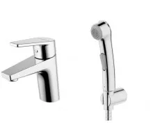 Смеситель для раковины Bravat Line F15299C-2 с гигиеническим душем Хром