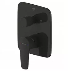 Смеситель для душа Bravat Source PB8173218BW-3-ENG Черный матовый