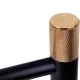 Смеситель для раковины Bronze de Luxe Авангард 2030MH Черный Розовое золото