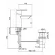 Купить Смеситель для биде Cezares Garda GARDA-BSM1-01-Cr Хром в магазине сантехники Santeh-Crystal.ru