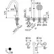 Смеситель на борт ванны Cezares Leaf LEAF-BVDM4-L-01 Хром