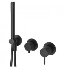 Смеситель для душа Cezares Leaf LEAF-DIM3-D-L-NOP Черный матовый