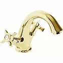 Смеситель для раковины Cezares Lord-LS1-03/24 Золото 24 карат