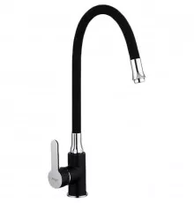 Смеситель для кухни Frap H42 F4042 Черный матовый Хром