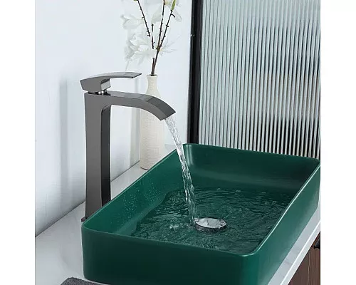 Заказать Смеситель для раковины Gappo G07-9 G1007-89 Оружейная сталь в магазине сантехники Santeh-Crystal.ru