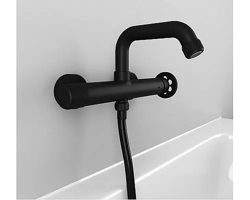 Заказать Смеситель для ванны Iddis Grange GRABLR2i02WA Черный матовый в магазине сантехники Santeh-Crystal.ru