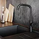 Приобрести Смеситель для кухни Iddis Grange GRABL00i05 Черный матовый в магазине сантехники Santeh-Crystal.ru