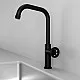 Приобрести Смеситель для кухни Iddis Grange GRABL00i05 Черный матовый в магазине сантехники Santeh-Crystal.ru