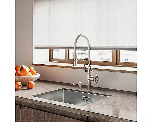 Приобрести Смеситель для кухни Iddis Grange GRABNFLi05 Сатин в магазине сантехники Santeh-Crystal.ru