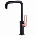Смеситель для кухни Iddis Slide SLIBG00i05 Черный Розовое золото