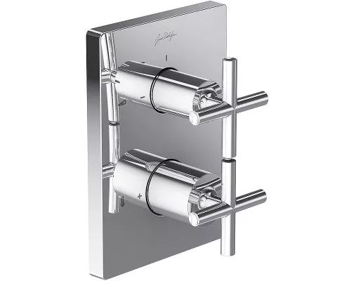 Купить Смеситель для душа Jacob Delafon Modulo E75395-CP с термостатом Хром в магазине сантехники Santeh-Crystal.ru
