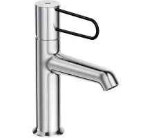 Смеситель для раковины Jacob Delafon Odeon Rive Gauche E21028-BL-CP Хром Черный