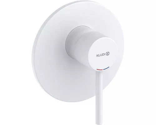 Смеситель для душа Kludi Bozz 387555376 Белый матовый
