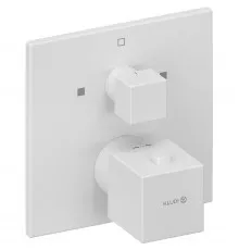 Смеситель для душа Kludi Decus 548105375 с термостатом Белый матовый