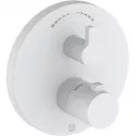Смеситель для душа Kludi Nova Fonte Puristic 208305315 с термостатом Белый матовый