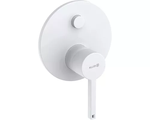 Смеситель для душа Kludi Nova Fonte Puristic 207595315 Белый матовый
