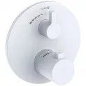 Смеситель для душа Kludi Nova Fonte Puristic 208855315 с термостатом Белый матовый