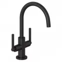 Смеситель для раковины Kludi Nova Fonte Puristic 20118N215 цвет Оружейная сталь брашированная