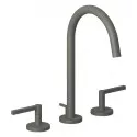 Смеситель для раковины Kludi Nova Fonte Puristic 20143O115 с донным клапаном цвет Серый матовый