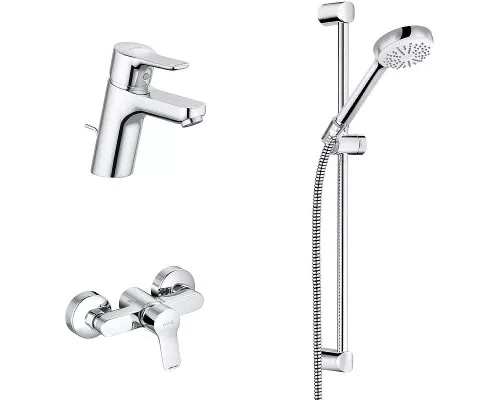 Заказать Комплект смесителей Kludi Pure Easy 378450565 Хром в магазине сантехники Santeh-Crystal.ru