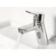 Купить Смеситель для раковины Kludi Pure Easy 372750565 Хром в магазине сантехники Santeh-Crystal.ru