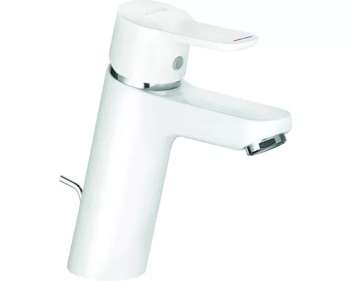 Купить Смеситель для раковины Kludi Pure Easy XL 372909165 Белый Хром в магазине сантехники Santeh-Crystal.ru
